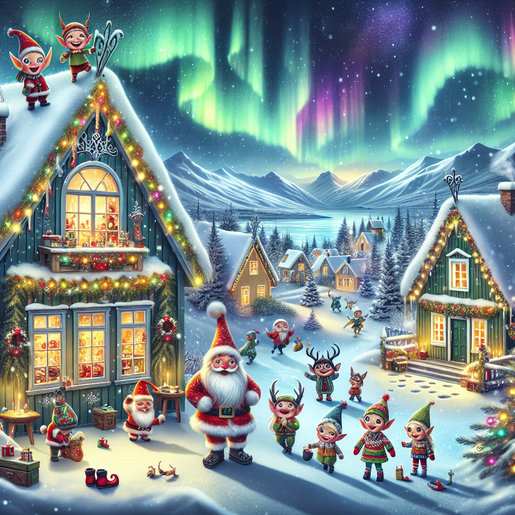 Yule Lads Christmas Festival - Iceland Paint By Color