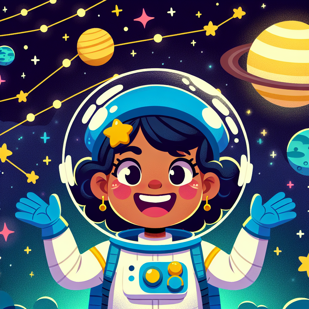 Friendly Astronaut's Cosmic Discovery Paint By Numbers Kits