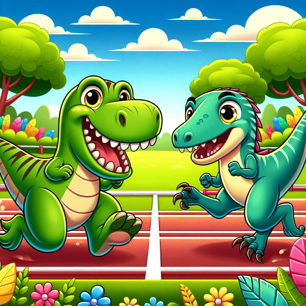 Exciting Racing Dinosaurs Numbered Painting Kits