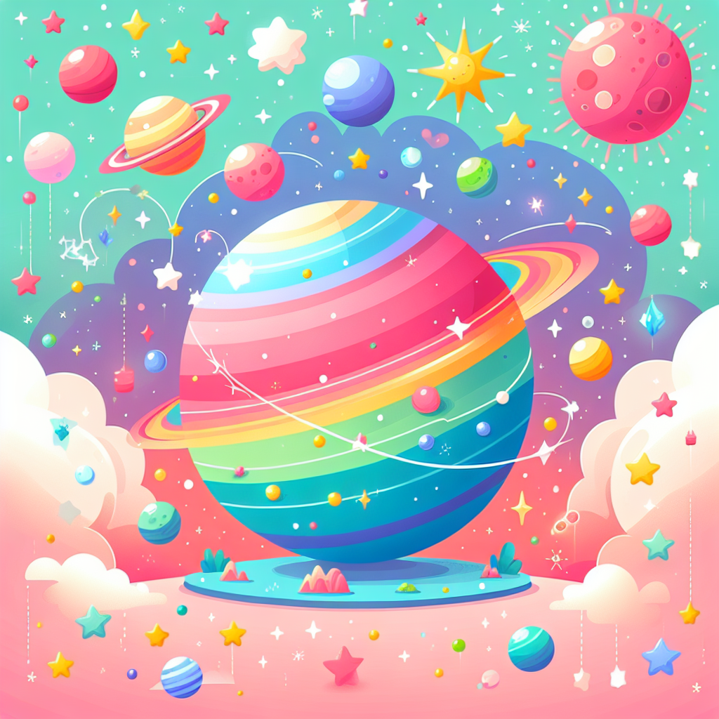 Galactic Fairytale Planet Paint By Numbers