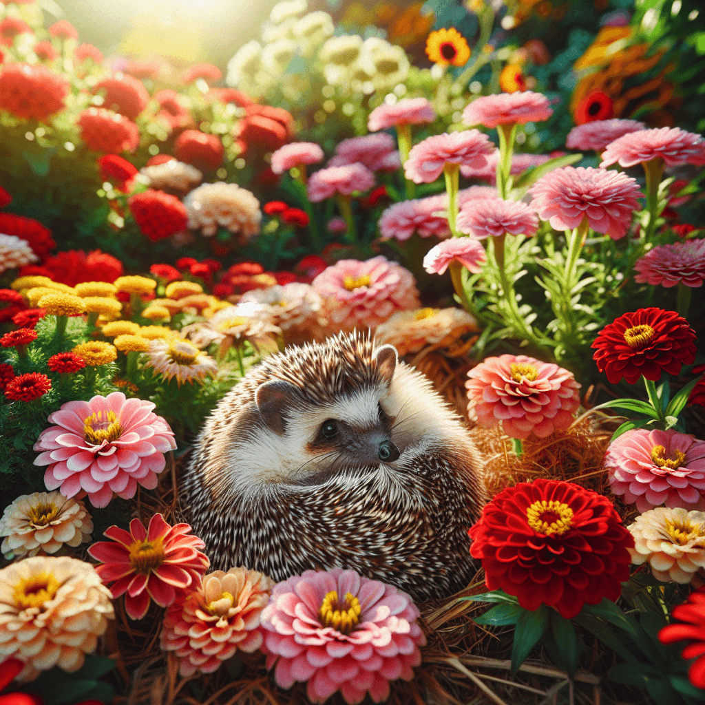 Delightful Hedgehog's Garden Paint By Numbers