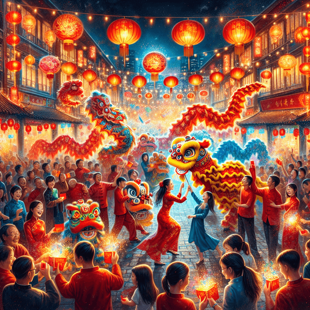 Chinese New Year - Various Locations In China DIY Paint By Numbers