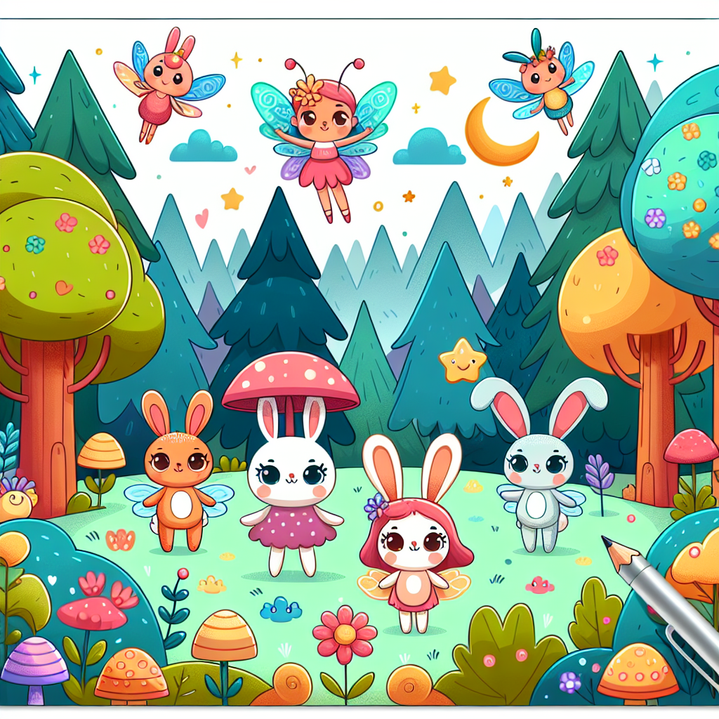Charming Magical Forest Paint By Numbers