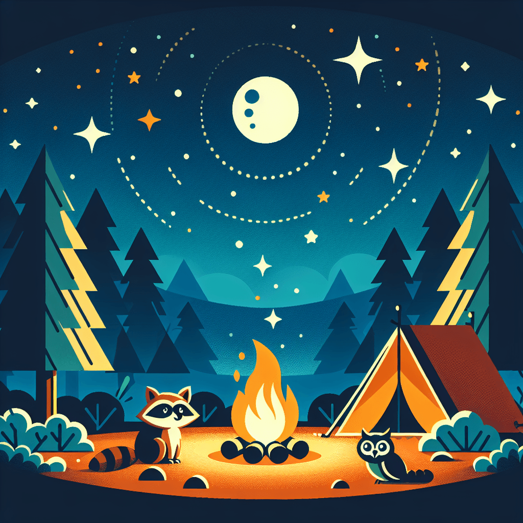 Under The Stars Camping Trip Paint By Numbers Kits