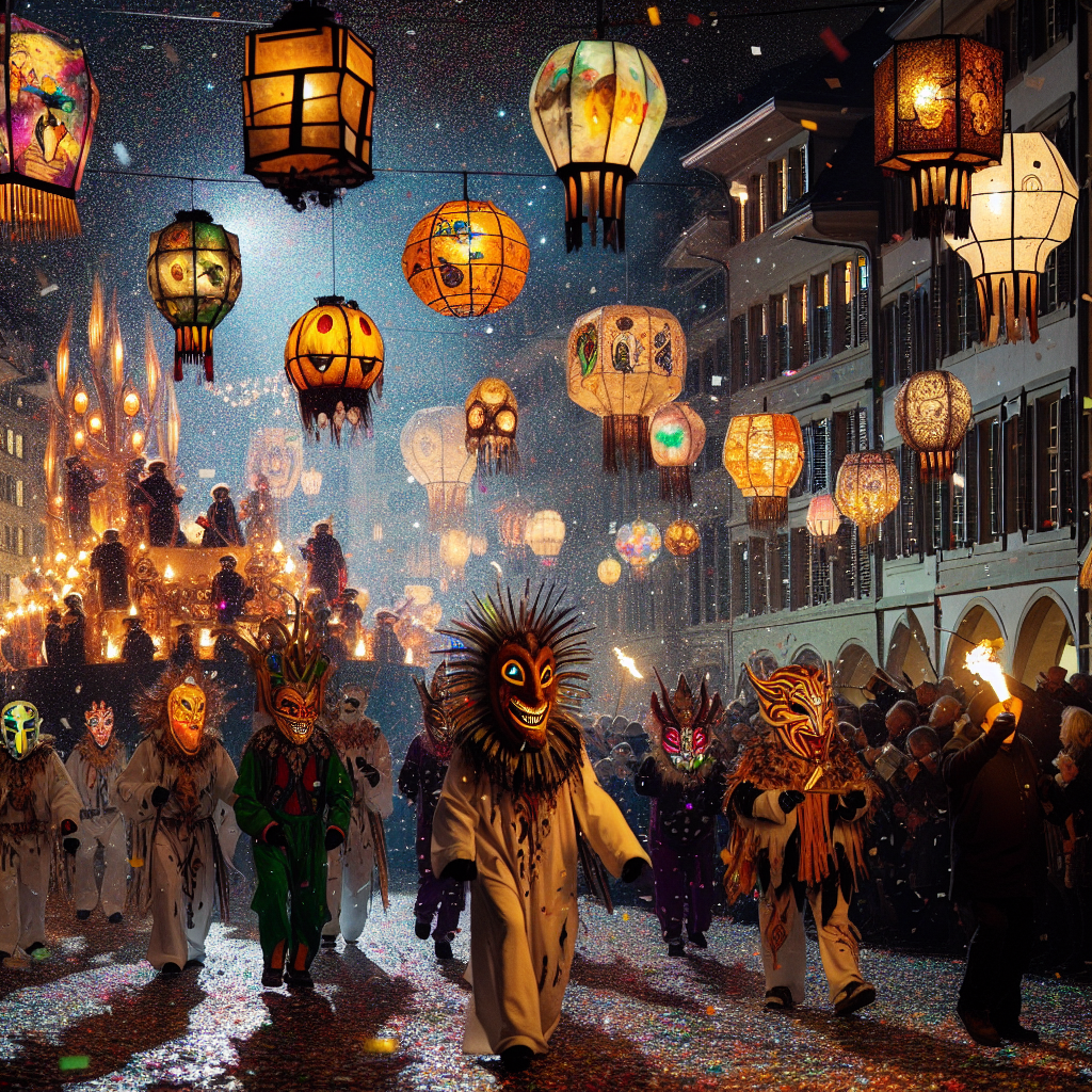 Basel Fasnacht - Basel Number Painting