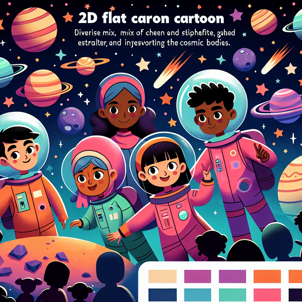 Dreamy Space Expedition Paint By Numbers
