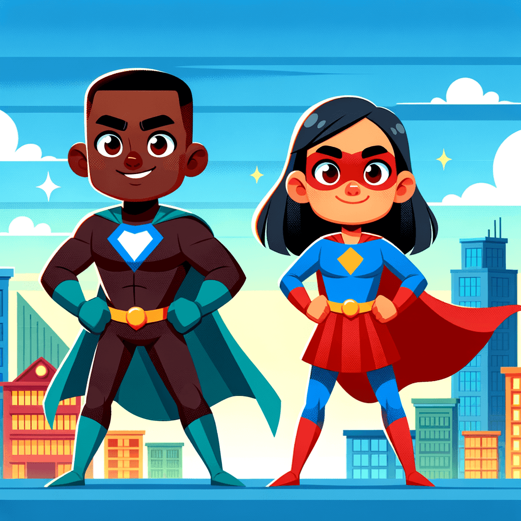 Daring Superheroes Paint By Color