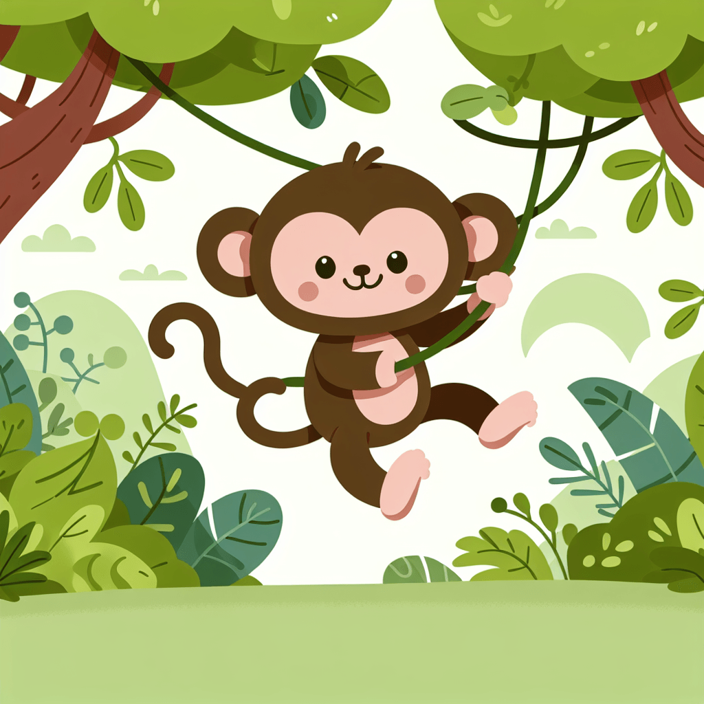 Playful Jungle Creatures Paint By Numbers Art