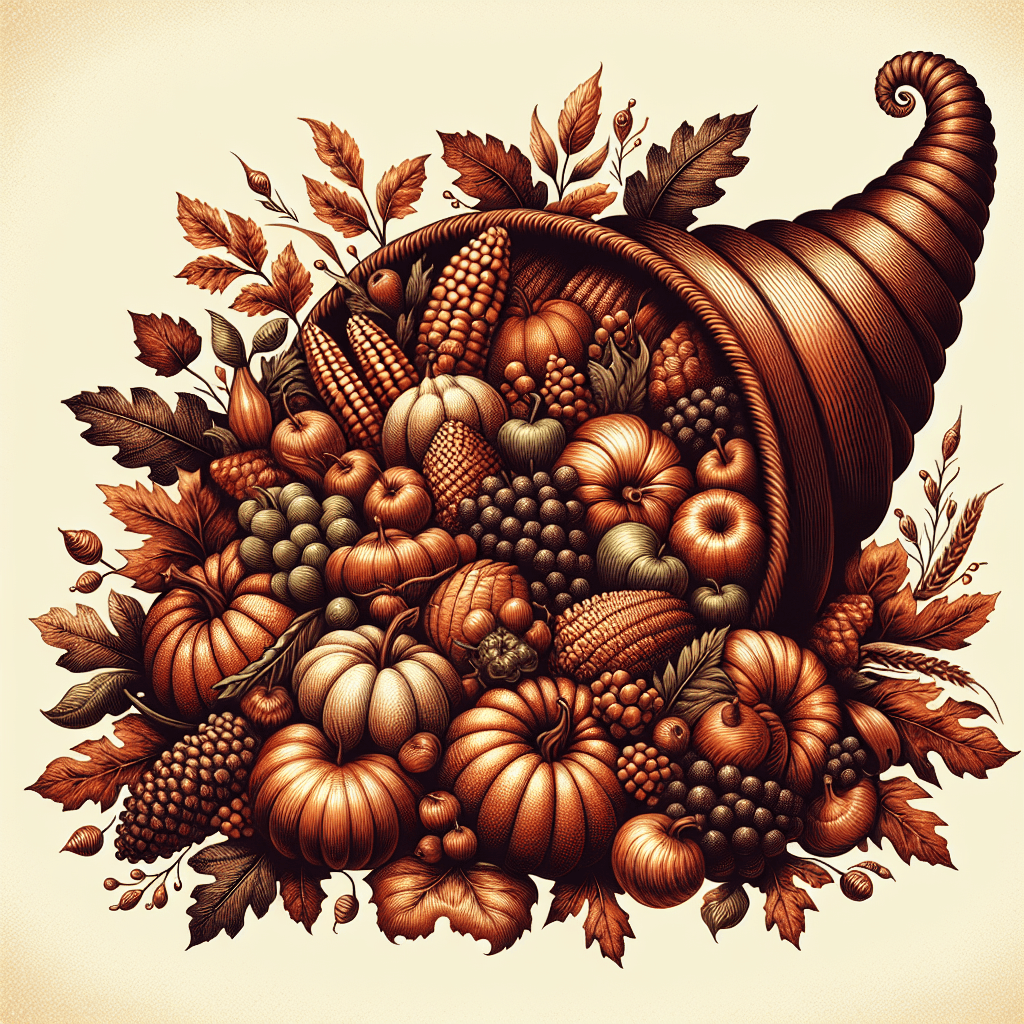 Autumn Harvest Cornucopia Paint By Numbers Kits