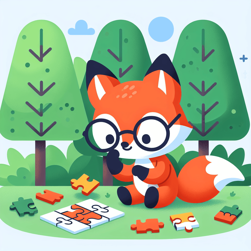 Clever Fox Puzzle Painting By Numbers Kit