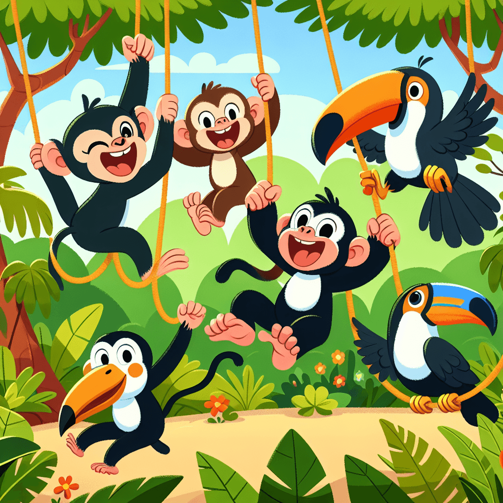 Jungle Party DIY Paint By Numbers