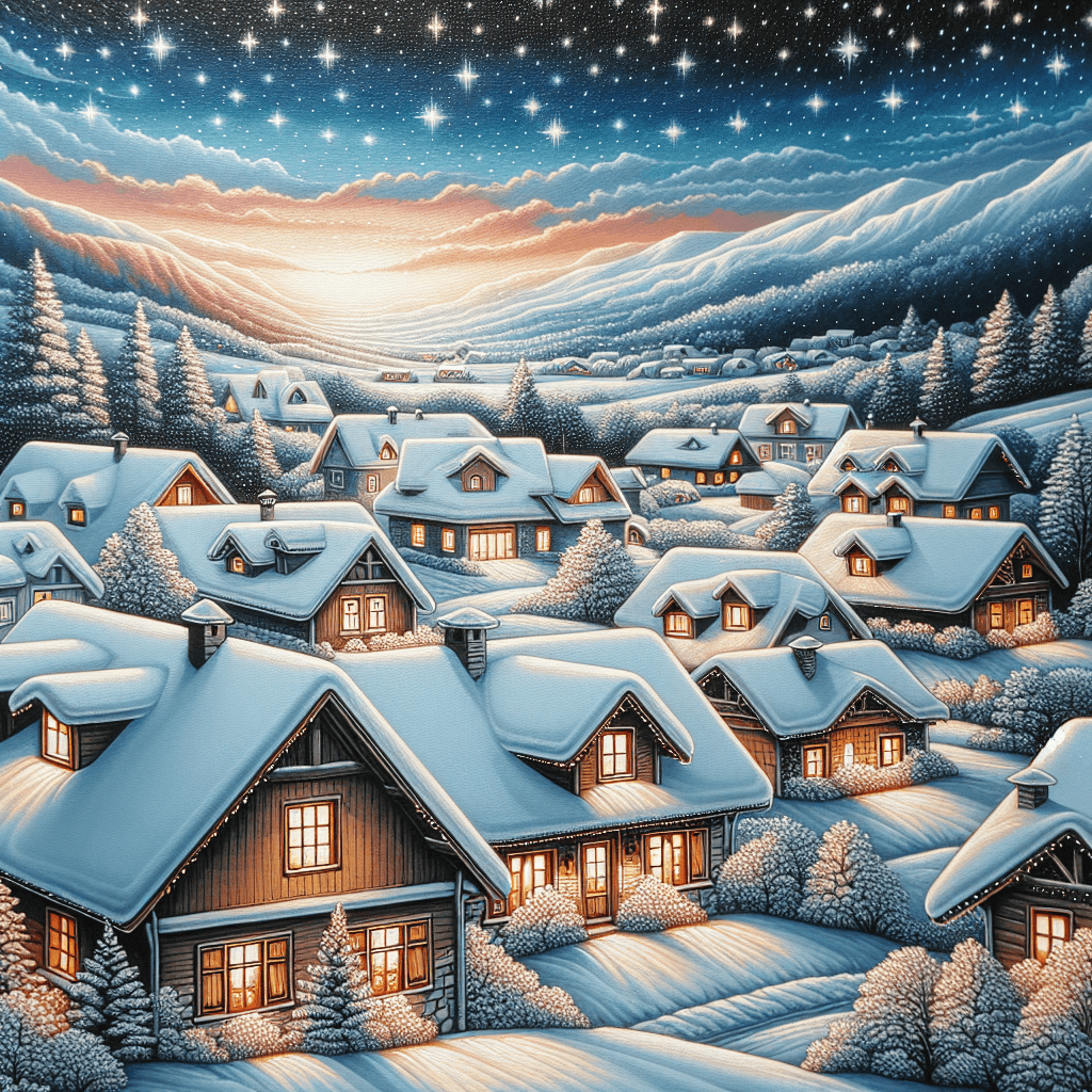 A Winter Wonderland Paint By Numbers