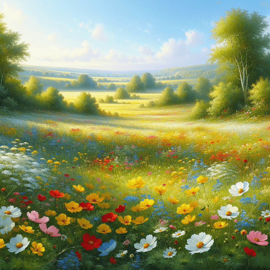 Meadow Breeze Escapade Paint By Numbers Art