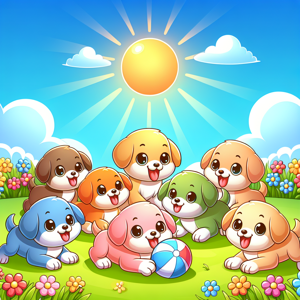 Playtime With Puppies Paint By Numbers Kits