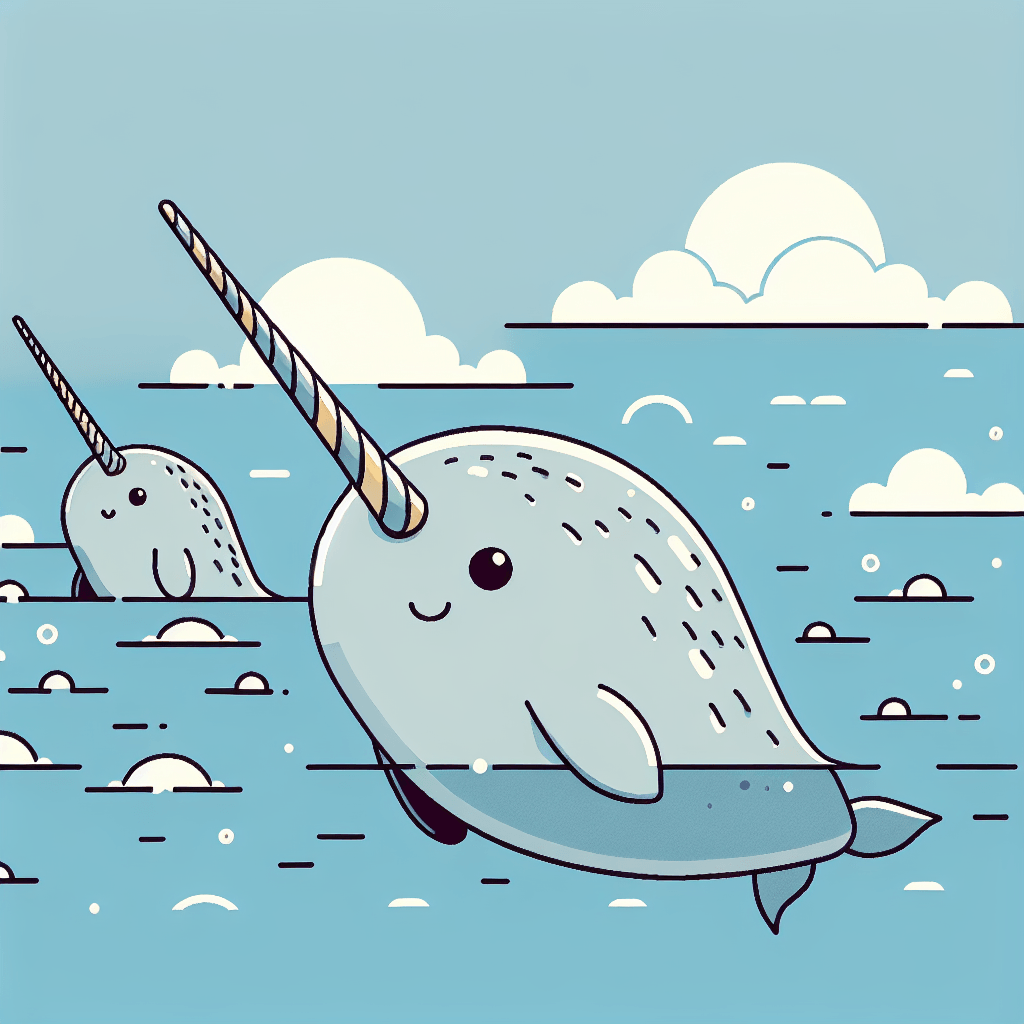 Noble Narwhals Paint By Number