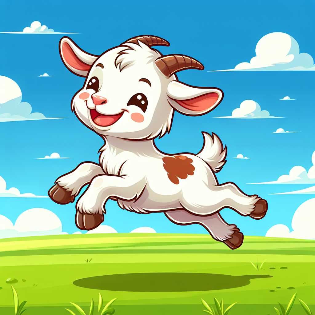 Galloping Goat Painting Number Kit