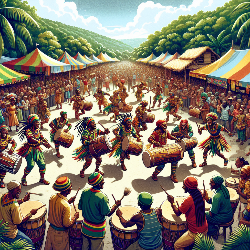 Maroon Festival - Jamaica Paint By Number