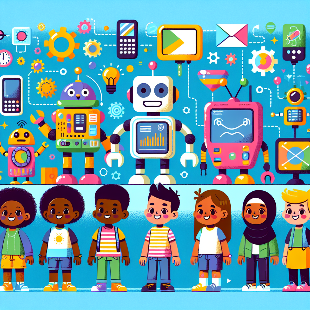 Robots And Gadgets Painting Number Kit