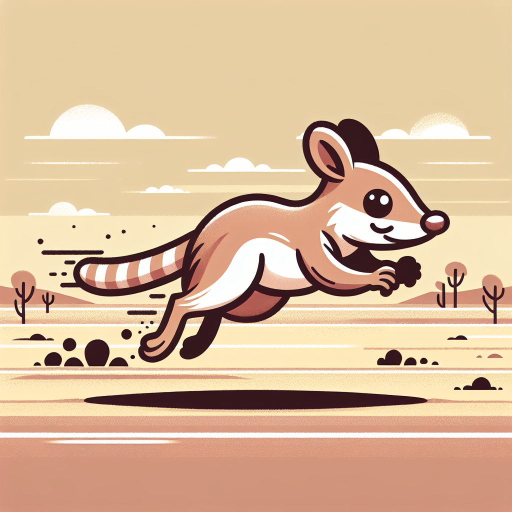 Bouncing Bandicoot Paint By Numbers Art