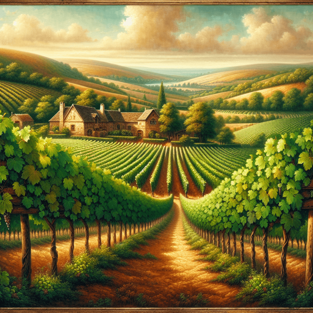 Old World Vineyard Charm DIY Paint By Numbers