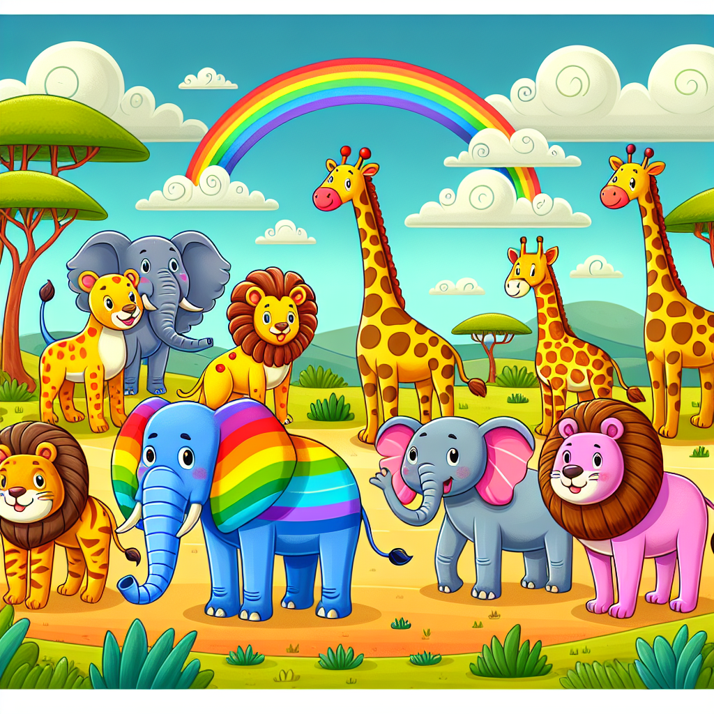 Fantasy Animal Safari Painting By Numbers Kit