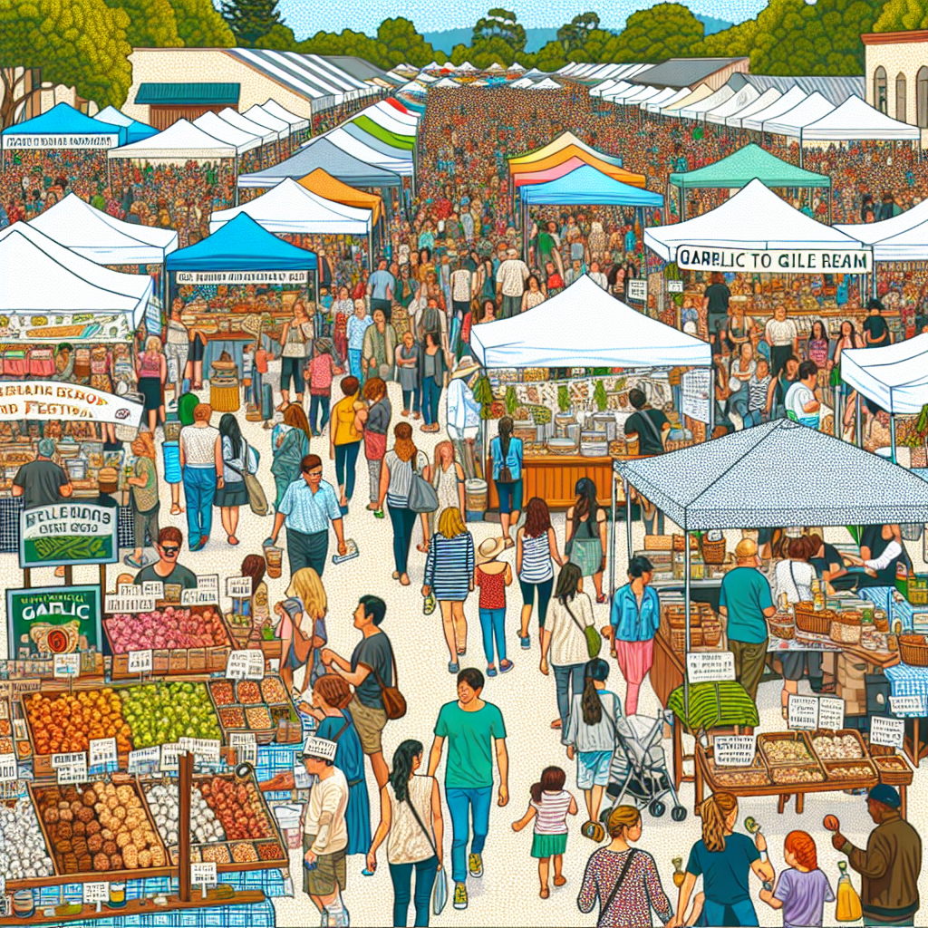 Garlic Festival - United States Numbered Painting Kits