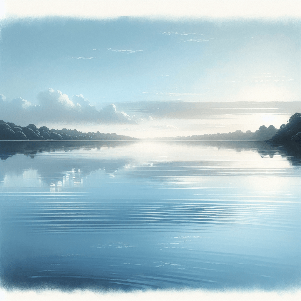 Reflections Of Calm Waters Numbered Painting Kits