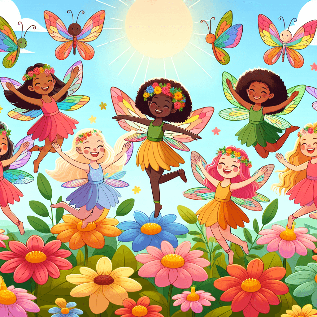 Dancing Little Fairies Paint By Numbers Kits
