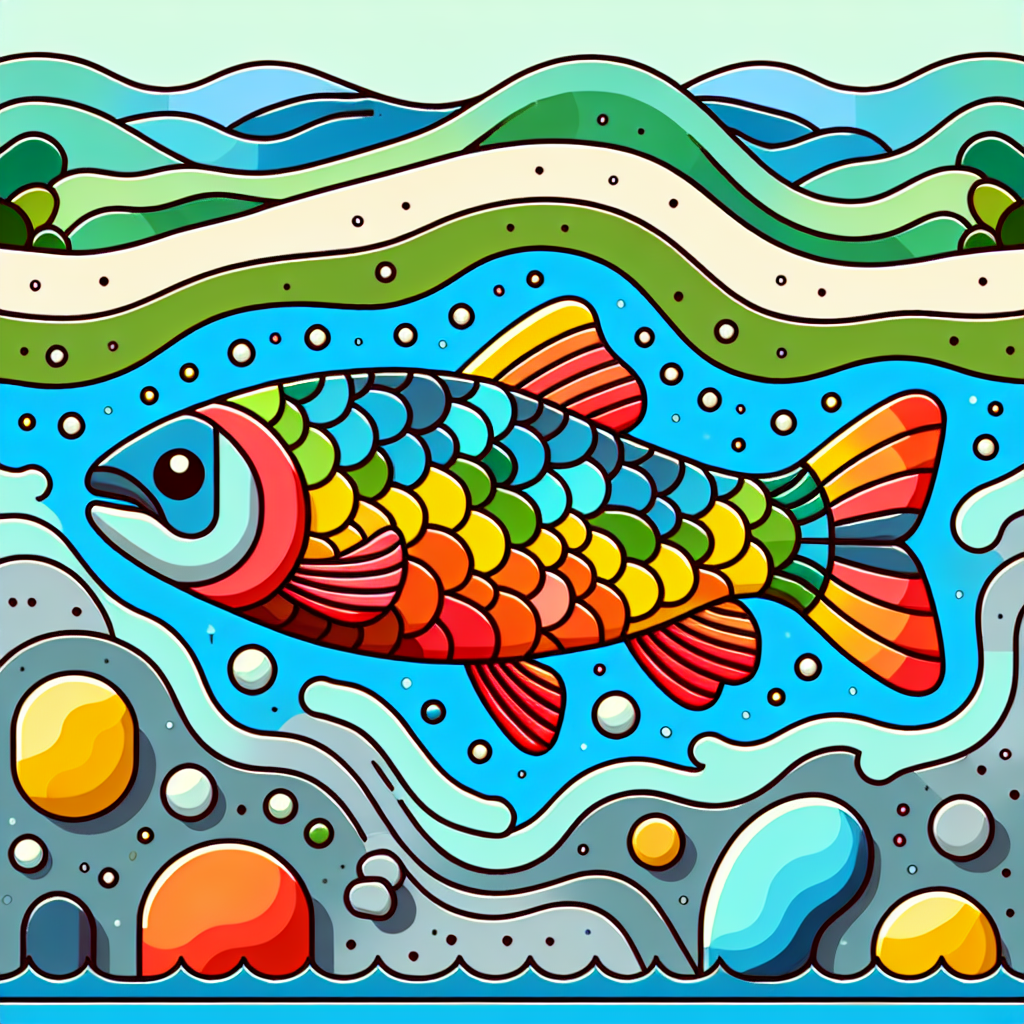Radiant Rainbow Trout Paint By Numbers Art