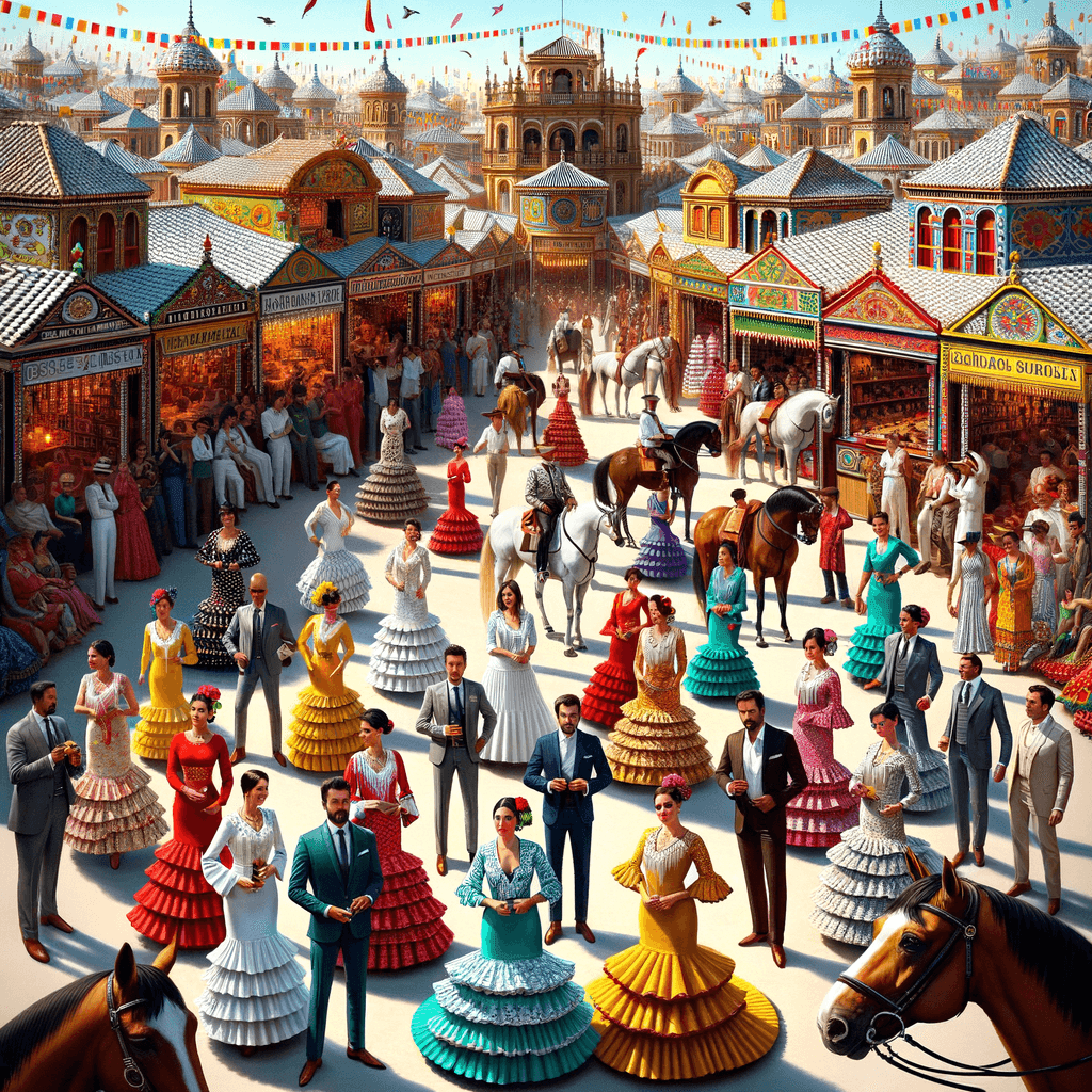 Seville April Fair - Spain DIY Paint By Numbers