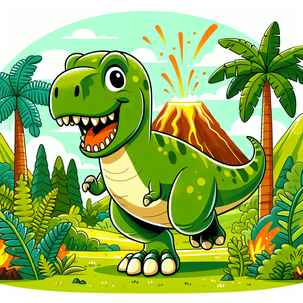 Adventurous T-Rex Paint By Numbers