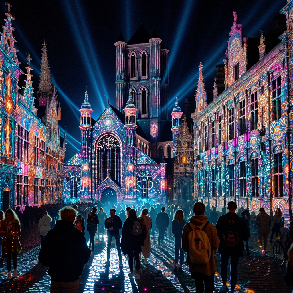 Light Festival - Ghent, Belgium Paint By Numbers