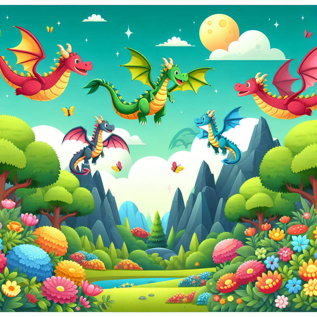 Whimsical Dragonland Paint By Number