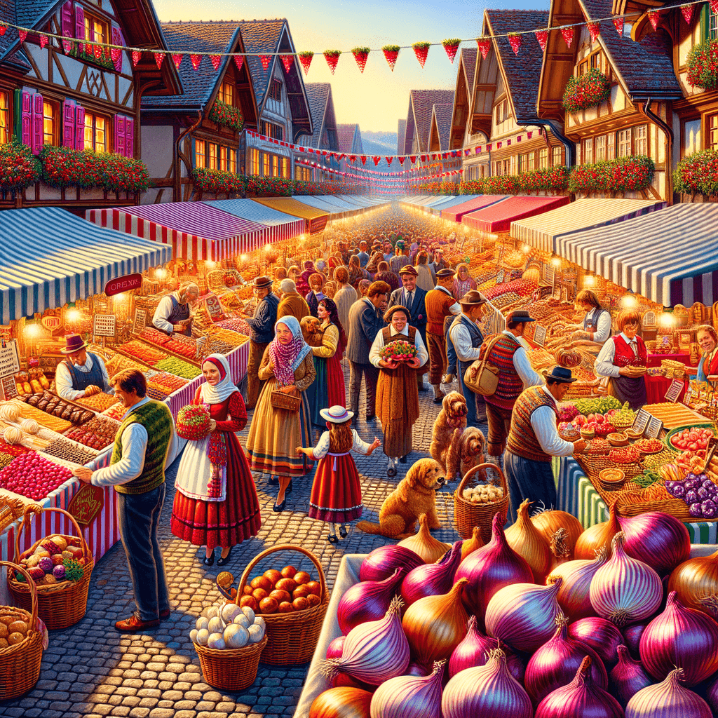 Zibelemärit - Switzerland Painting By Numbers Kit