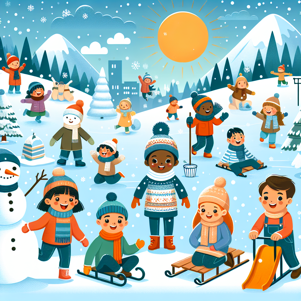 Wonderful Winter Activities Painting By Numbers Kit