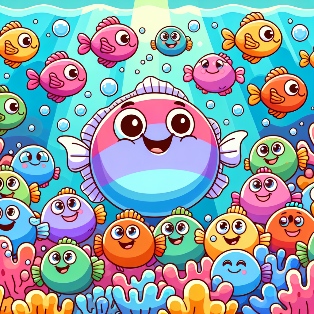 Friendly Fish Fiesta Number Painting