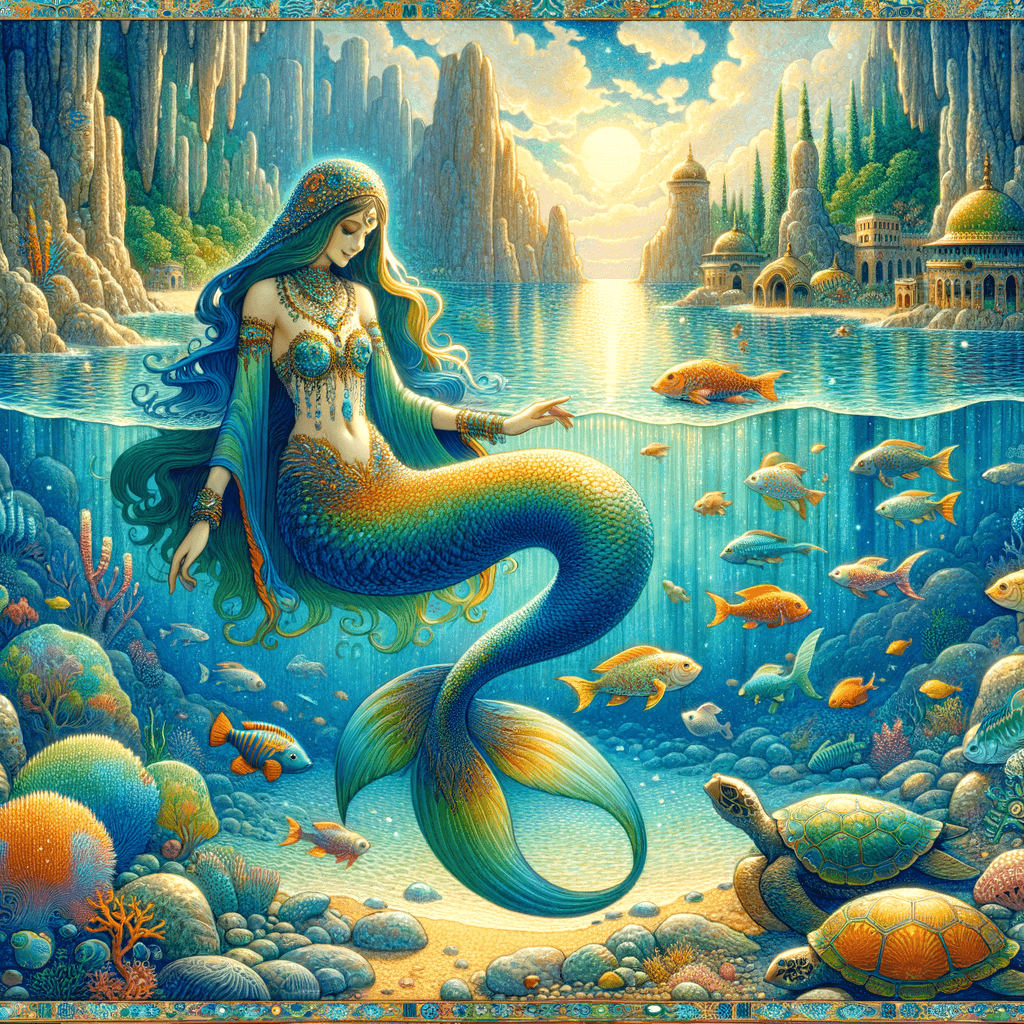 Fanciful Mermaid Cove Painting By Numbers Kit
