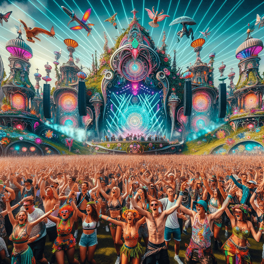 Tomorrowland - Belgium Paint By Color