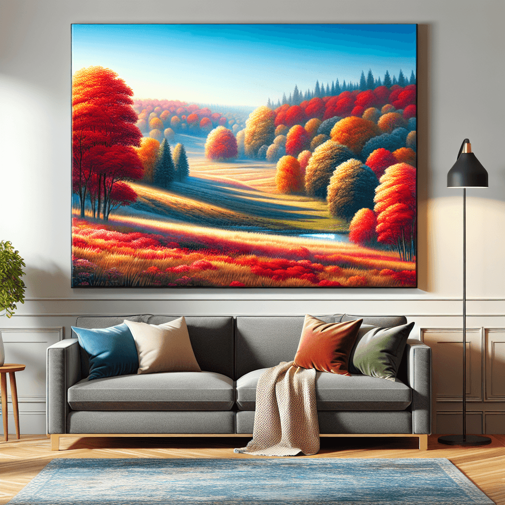 Serene Autumn Landscape Paint By Numbers