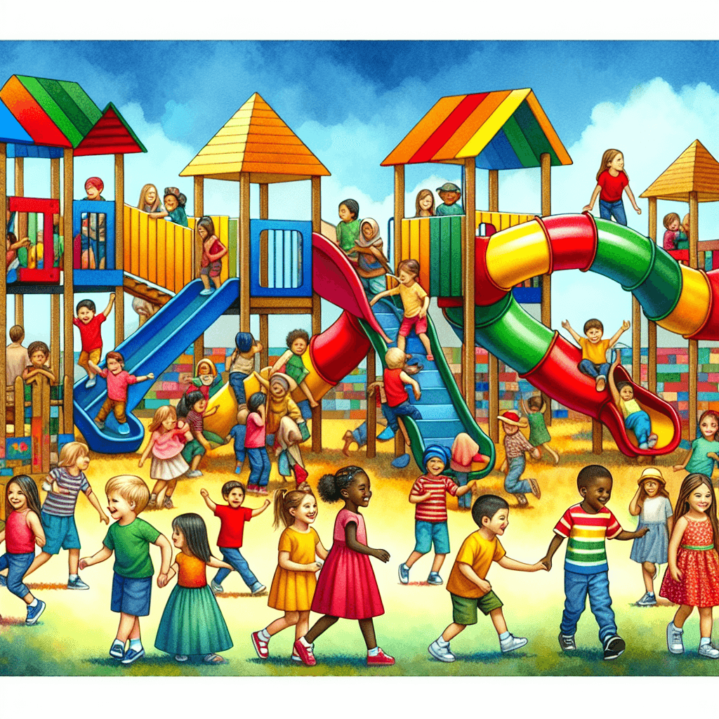 Joyful Playground Adventure Paint By Numbers