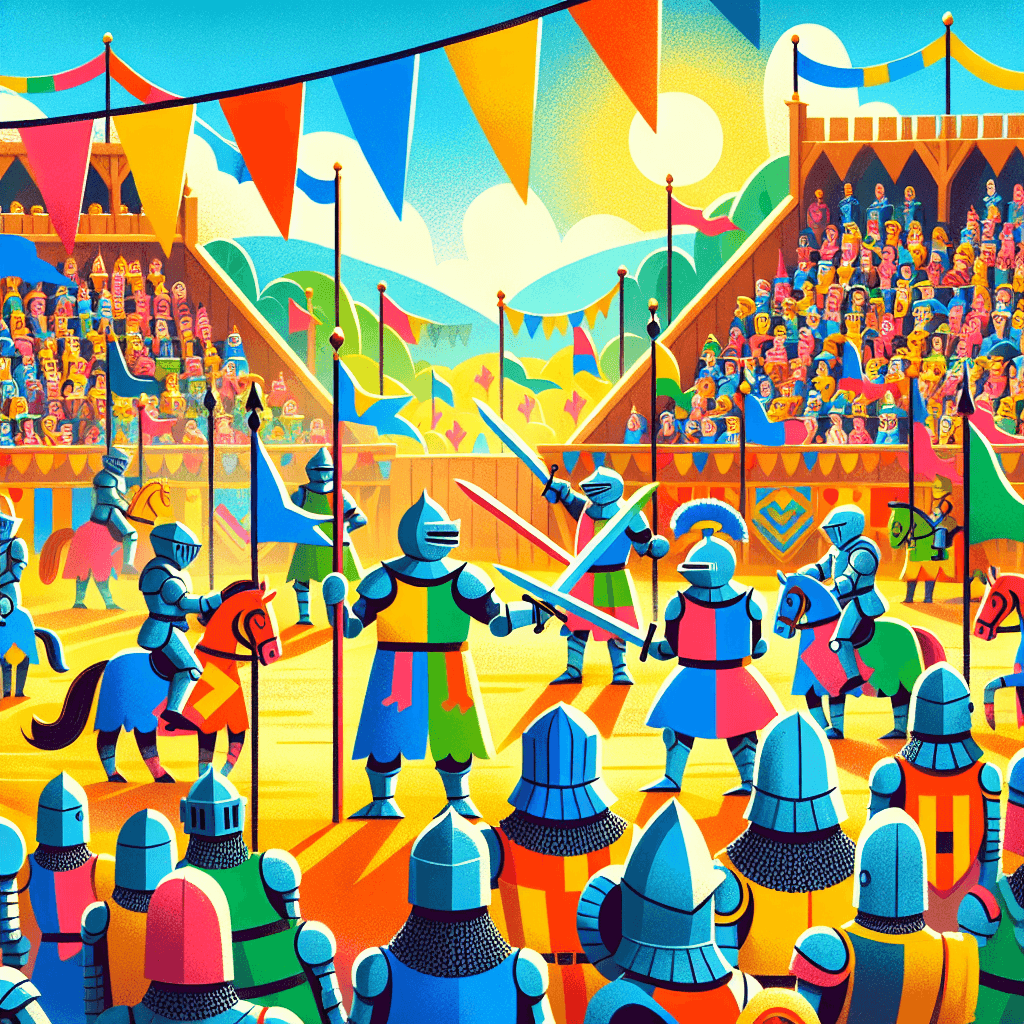 Royal Kingdom's Tournament Paint By Numbers Art