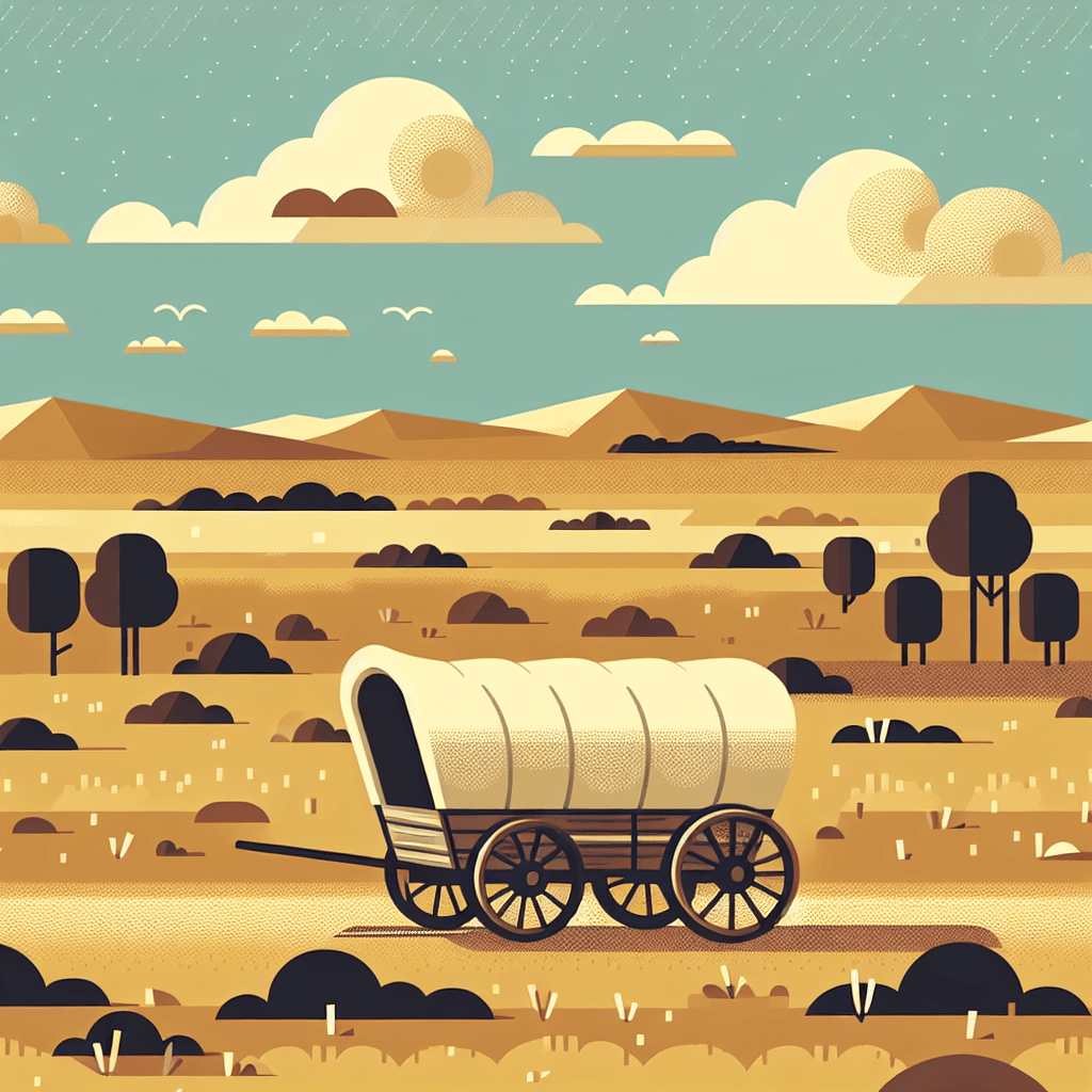 Pioneer Wagon Adventure Paint By Color