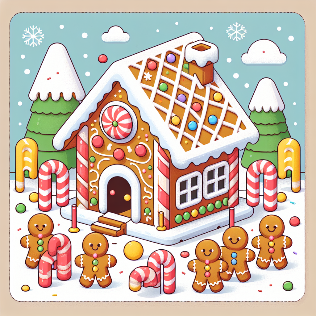 Gingerbread Village Adventure Numbered Painting Kits