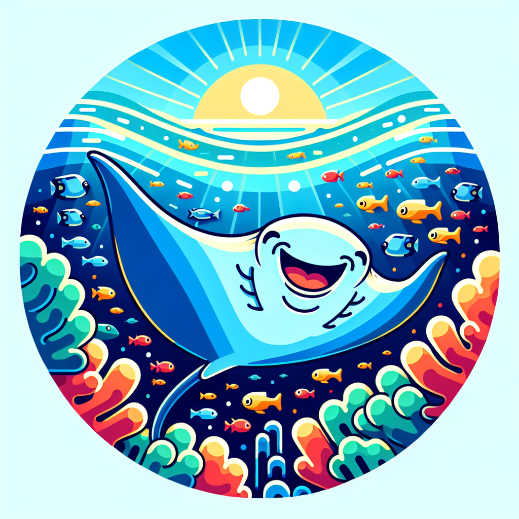 Magical Manta Ray Numbered Painting Kits