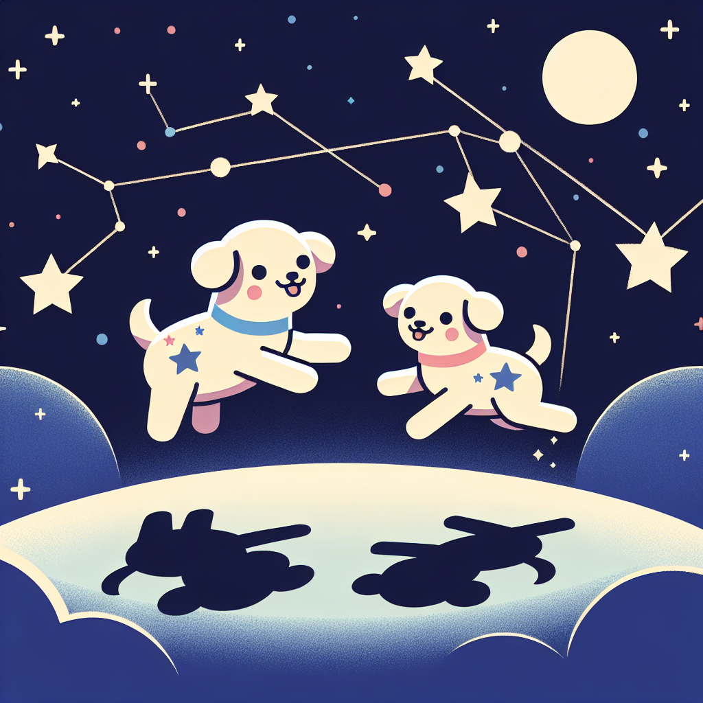 Cosmic Canine Constellation Painting Number Kit