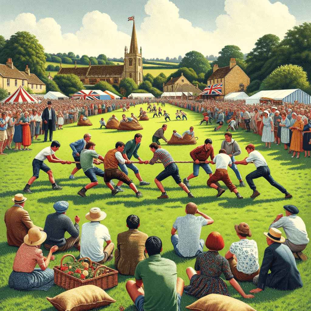 The Cotswold Olimpick Games Paint By Number