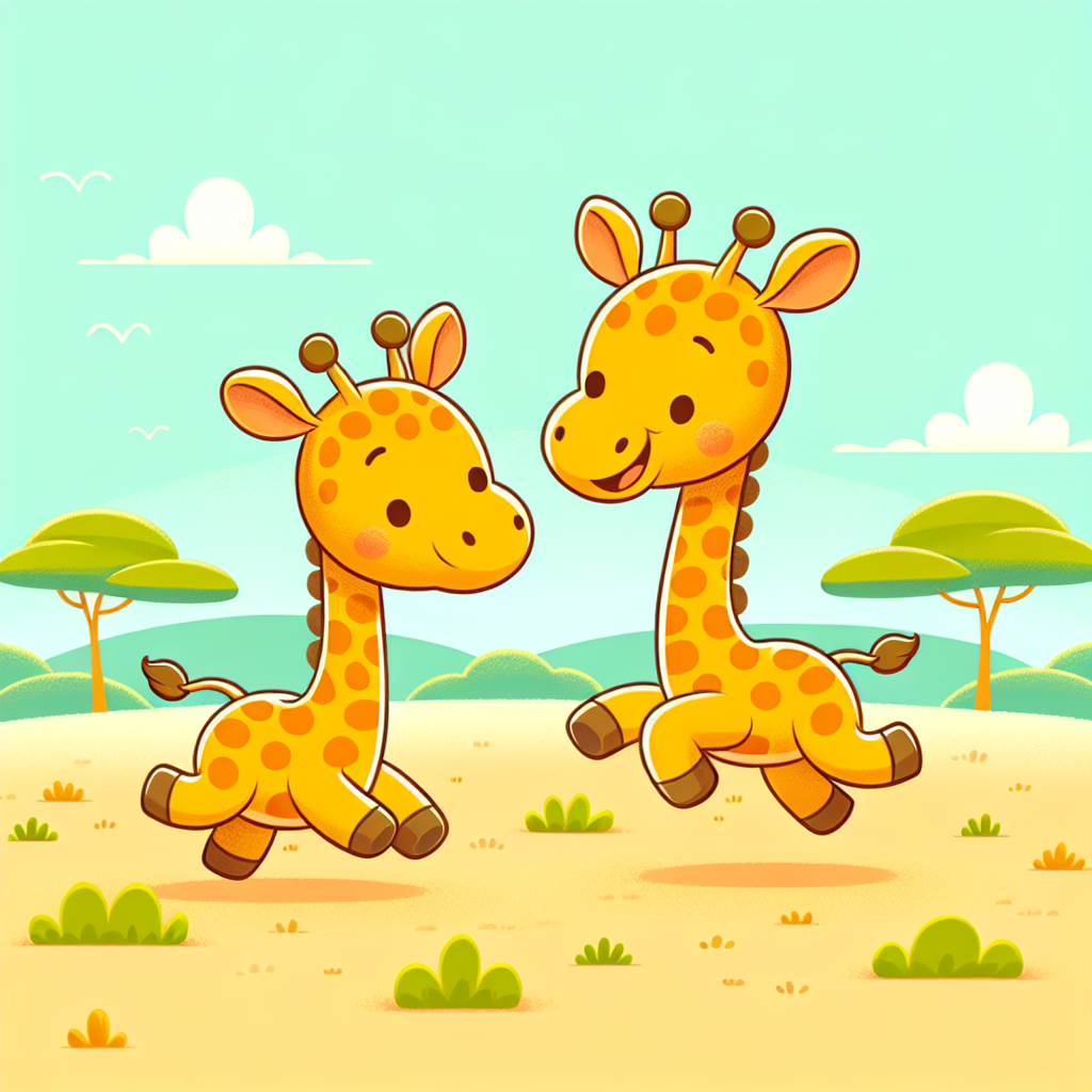 Giggle Giraffes Paint By Number