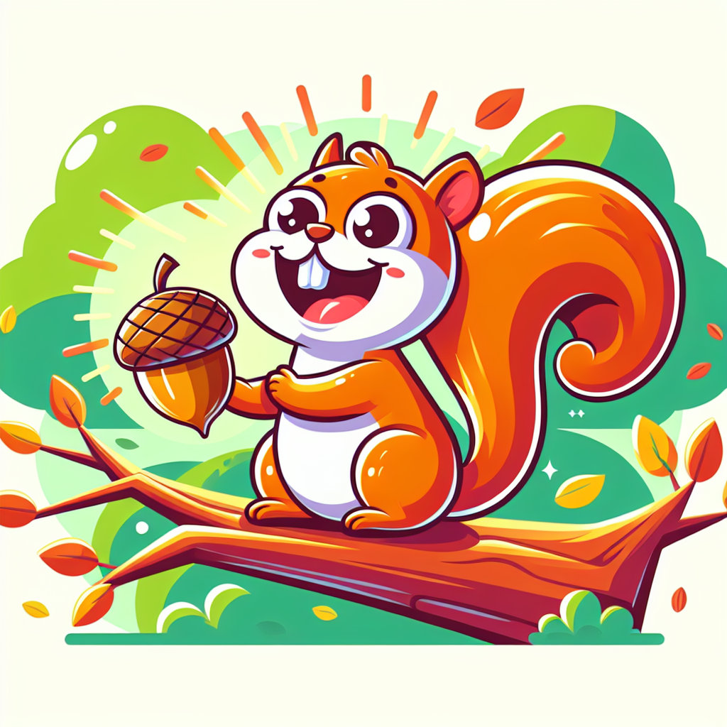 Funny Squirrel Paint By Numbers Kits
