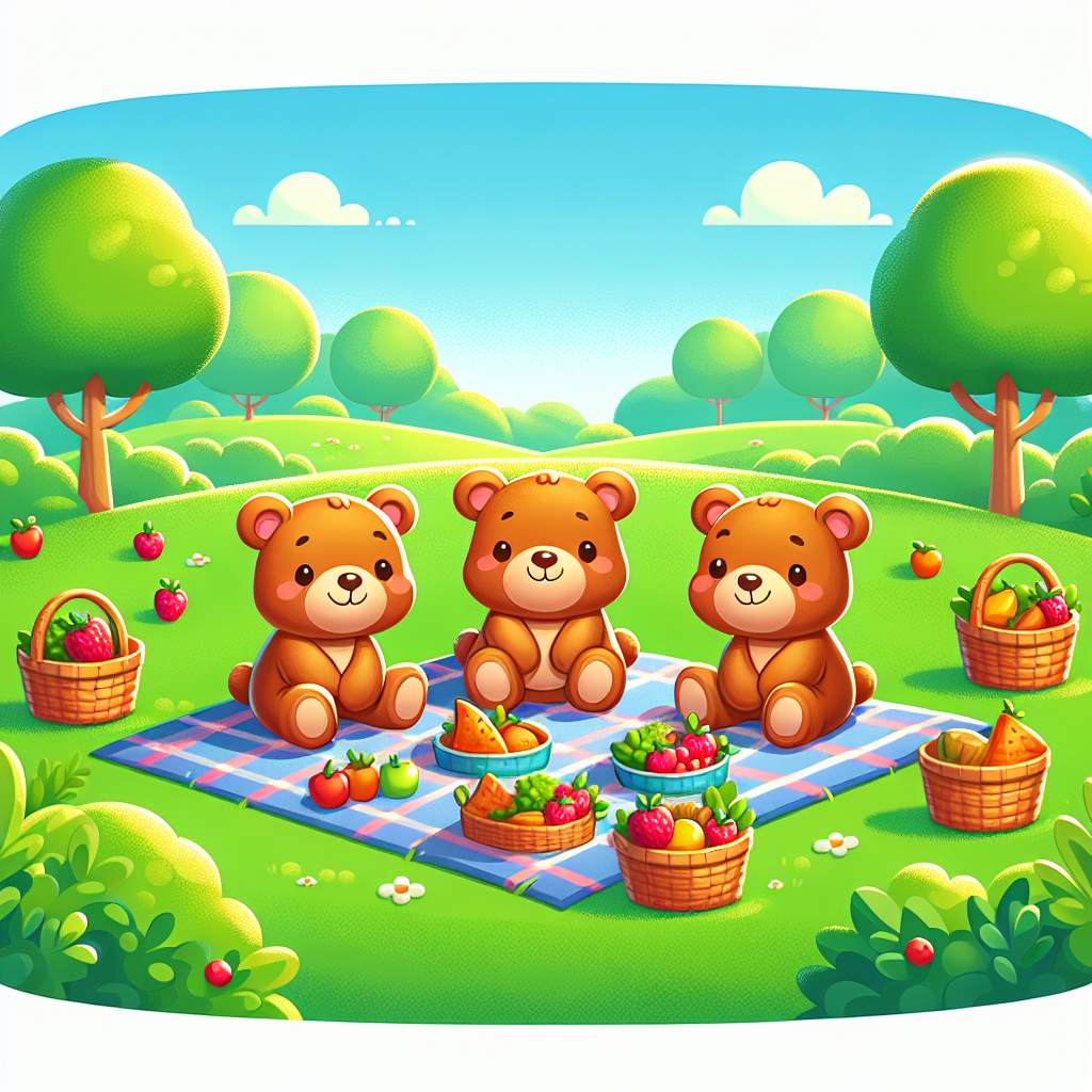 Teddy Bear Picnic Day Paint By Numbers Kits
