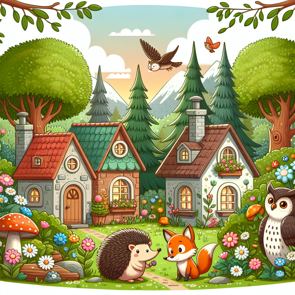 Cozy Animal Cottages DIY Paint By Numbers